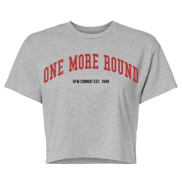 ONE MORE ROUND - WOMEN'S CROP T-SHIRT - $42SNVG$ Thumbnail