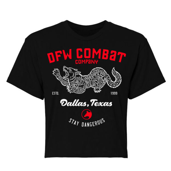 VINTAGE THAIGER - WOMEN'S CROP T-SHIRT - $T9KGHZ$ Thumbnail