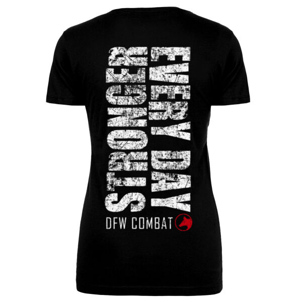 STRONGER EVERY DAY BACKBONE - WOMEN'S FITTED T-SHIRT Thumbnail