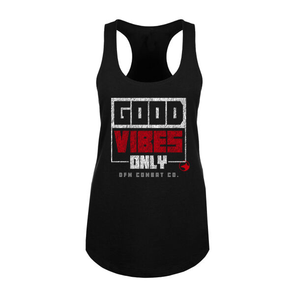 GOOD VIBES ONLY - WOMEN'S FITTED TANK TOP Thumbnail